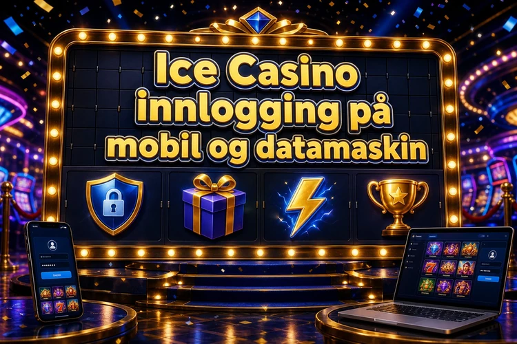 Ice Casino innlogging på mobil og datamaskin