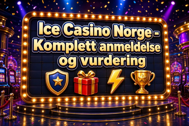 Ice Casino Norge - Komplett anmeldelse og vurdering