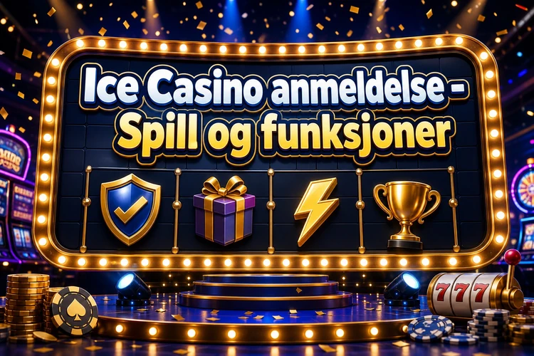 Ice Casino anmeldelse - Spill og funksjoner